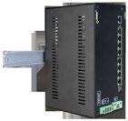 Switchs PoE με τροφοδοτικό εφεδρείας για κάμερες IP έκδοση DIN Σειρά DSB 230VAC RJ-45 DIN