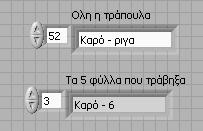 Προσομοιώσεις μέσα από το LabVIEW Προσομοίωση εξαμηνιαίας εργασίας Μέσα από το πρόγραμμα θα προσπαθήσουμε να αναλύσουμε τη πιθανότητα να πάρουμε δυο άσσους, εάν από μια τράπουλα τραβήξουμε στη τύχη