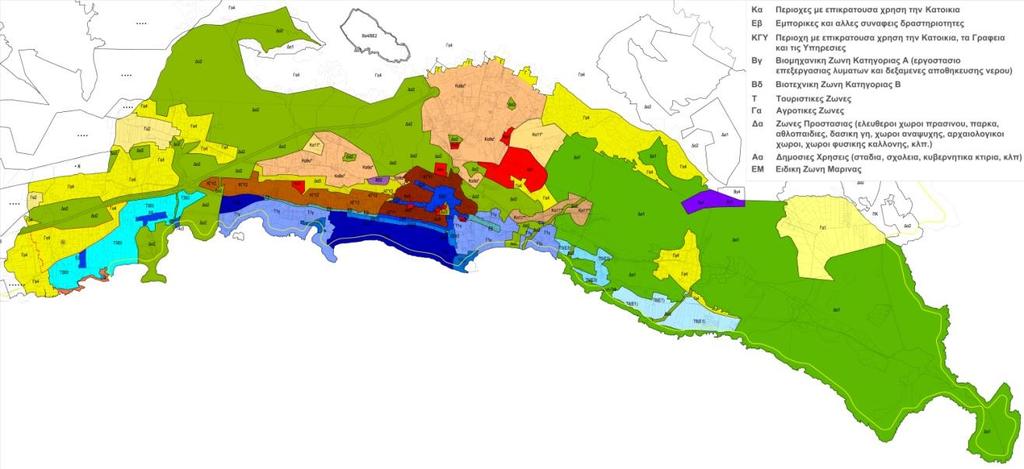5 Το 0,3% της έκτασης Αγίας Νάπας καταλαμβάνουν οι Βιομηχανικές/Βιοτεχνικές Ζώνες το εμβαδόν των οποίων ανέρχεται σε 9 εκτάρια. 6.2.