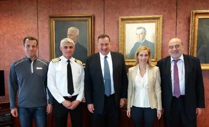 Συνάντηση με τη ΔΟΕ και την TOYOTA για την Ολυμπιακή Φλόγα Διεθνούς Ολυμπιακής Επιτροπής και της TOYOTA, που είναι Παγκόσμιος Χορηγός της Διεθνούς Ολυμπιακής Επιτροπής αλλά και της Ελληνικής