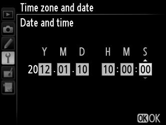 Επιλέξτε Daylight saving time (Θερινή ώρα) και πατήστε 2. Από προεπιλογή η θερινή ώρα είναι απενεργοποιημένη.