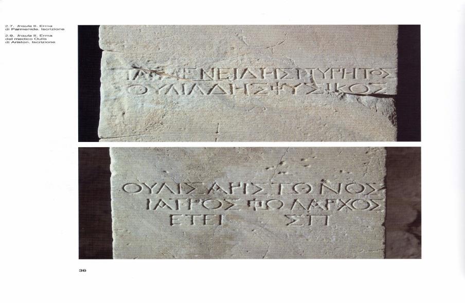 ύπνος, αλλά ένα είδος θεραπευτικής υπνώσεως υπό την καθοδήγηση κάποιου ιατρού. Ο ιατρός αυτός εκαλείτο φώλαρχος. Τέτοιος θα πρέπη να ήταν και ο Παρμενίδης.