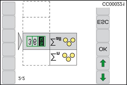 Pos: 40.8 /BA/Info-Center/CCI-ISOBUS-Terminal/CCI-Rundballenpressen/Hauptmenüs/Hauptmenü 2 Zähler/Menü 2-2 Gesamtballenzähler Fortima, Comprima Solo @ 25\mod_39697847508_85.