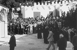 Χρονικὰ βασμ. Μητροπολίτης καὶ Πρωθιεράρχης τῆς Αδελφῆς Εκκλησίας τοῦ Πατρίου Ημερολογίου Ρουμανίας κ. Βλάσιος, ὁ ὁποῖος ἐξεφώνησε καὶ τὸν ἑόρτιο λόγο, τοῦ Σεβασμ.