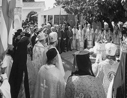 Φώτιος ἀπὸ τὴν Βουλγαρία, καὶ οἱ Επίσκοποι τῆς Ιερᾶς ἡμῶν Συνόδου Σεβασμ. Σύδνεϋ καὶ Νέας Νοτίου Οὐαλλίας κ. Χρυσόστομος, Σεβασμ. Νόρα κ. Μιχαὴλ ἀπὸ τὸ Κάλιαρι τῆς Σαρδινίας, Σεβασμ.