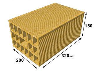 αντοχή σε θλίψη: 3.0 N/mm² (320Î200) 3.0 N/mm² (320Î150) Ισοδύναμη θερμική αγωγιμότητα: λ ΙΣΟΔ.