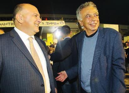 Λάρνακας. Ο Πρόεδρος της Δημοκρατίας, κ. Νίκος Αναστασιάδης, κατέθεσε τον θεμέλιο λίθο τού υπό κατασκευήν νέου γηπέδου των «κιτρινοπράσινων».