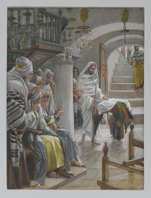 Some thoughts on today's scripture : The healing of an infirm woman Two things move me in today's gospel reading: The first is the joy of the woman who for the first time in eighteen years could
