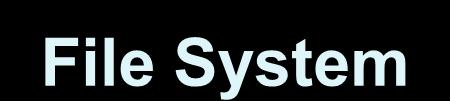 and store files Map files to blocks Storage