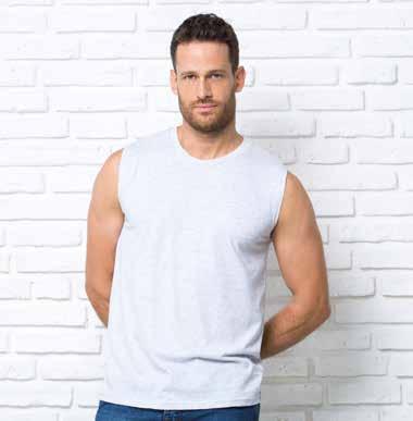 Urban tank top man REF: tsuatnk διπλό γαζί στη λαιμόκοψη,