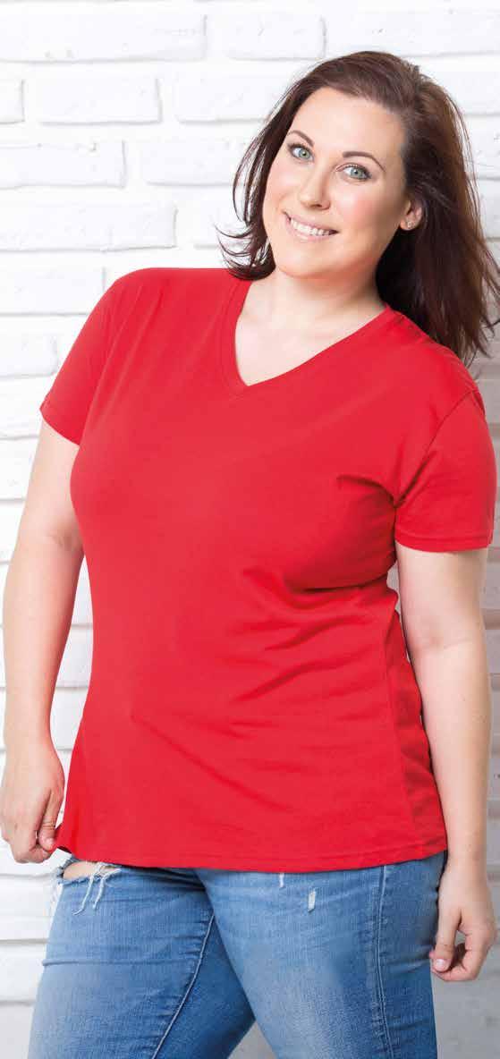 curves v-neck REF: curvspico εφαρμοστο με ενισχυμενο λαιμό.