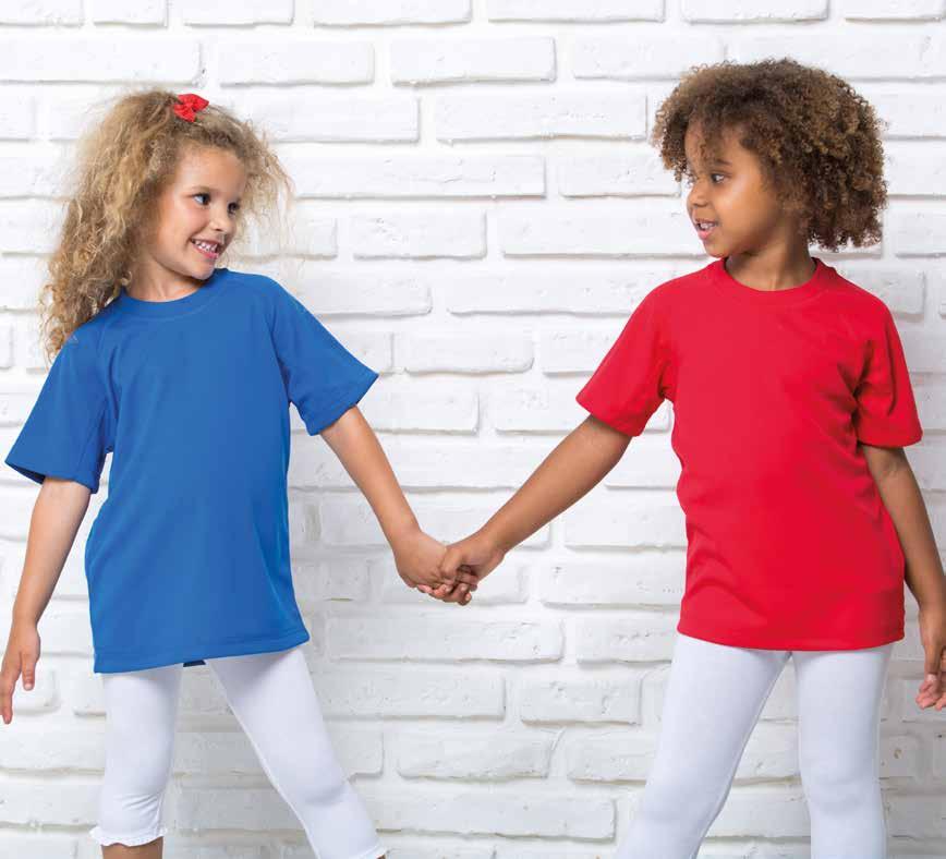 SPORT KID T-SHIRT REF: sportkid Raglan μανίκι και εξωτερικό γαζί 130γρ. 100% Πολυέστερ 3/4 5/6 7/8 9/11 12/14 32/45.
