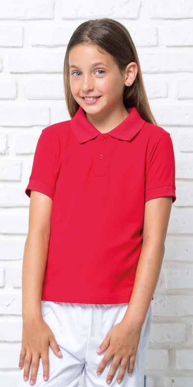 SPORT polo pique kid REF: sportpqkid Εφαρμοστό. Τρίκομπη πατιλέτα.