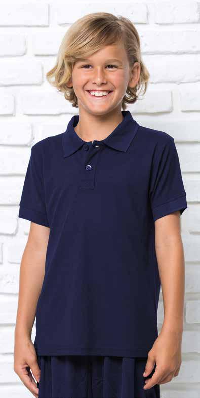 100% Πολυέστερ Pique fabric. Two buttons placket. Neck tape in contrast.