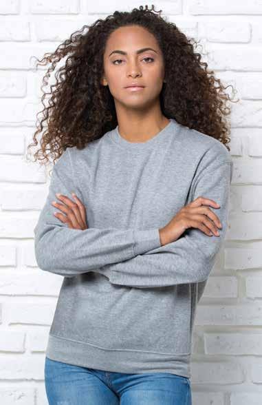 sweatshirt unisex REF: swra290 Φούτερ με διπλό γαζί στη λαιμόκοψη. Lycra rib στο γιακά και μανσέτα με λάστιχο. Lycra rib στο γιακά και μανσέτα με λάστιχο. 290γρ.