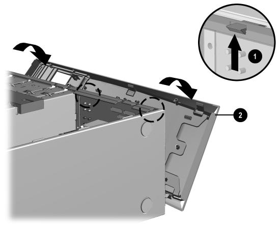 Áíáâáèìßóåéò õëéêïý Áöáßñåóç ôçò ðñüóïøçò 1. ÅÜí Ý åôå êëåéäþóåé ôï Smart Cover Lock, ñçóéìïðïéþóôå ôï Computer Setup ãéá íá îåêëåéäþóåôå ôçí êëåéäáñéü. 2.