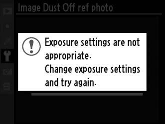 3 Προχωρήστε στη λήψη των δεδομένων αναφοράς για απομάκρυνση σκόνης. Πιέστε το κουμπί λήψης μέχρι τέρμα, για να λάβετε δεδομένα αναφοράς για την επιλογή Image Dust Off (Απομάκρυνση σκόνης εικόνας).