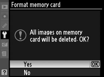 Φορμάρισμα της κάρτας μνήμης Οι κάρτες μνήμης πρέπει να φορμάρονται έπειτα από τη χρήση τους ή μετά το φορμάρισμά τους σε άλλες συσκευές.