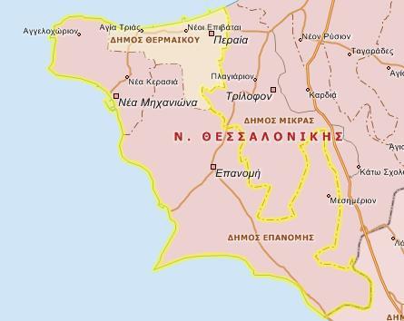 Προέκυψε από τη συνένωση των προϋπαρχόντων δήμων Επανομής, Μηχανιώνας και Θερμαϊκού.