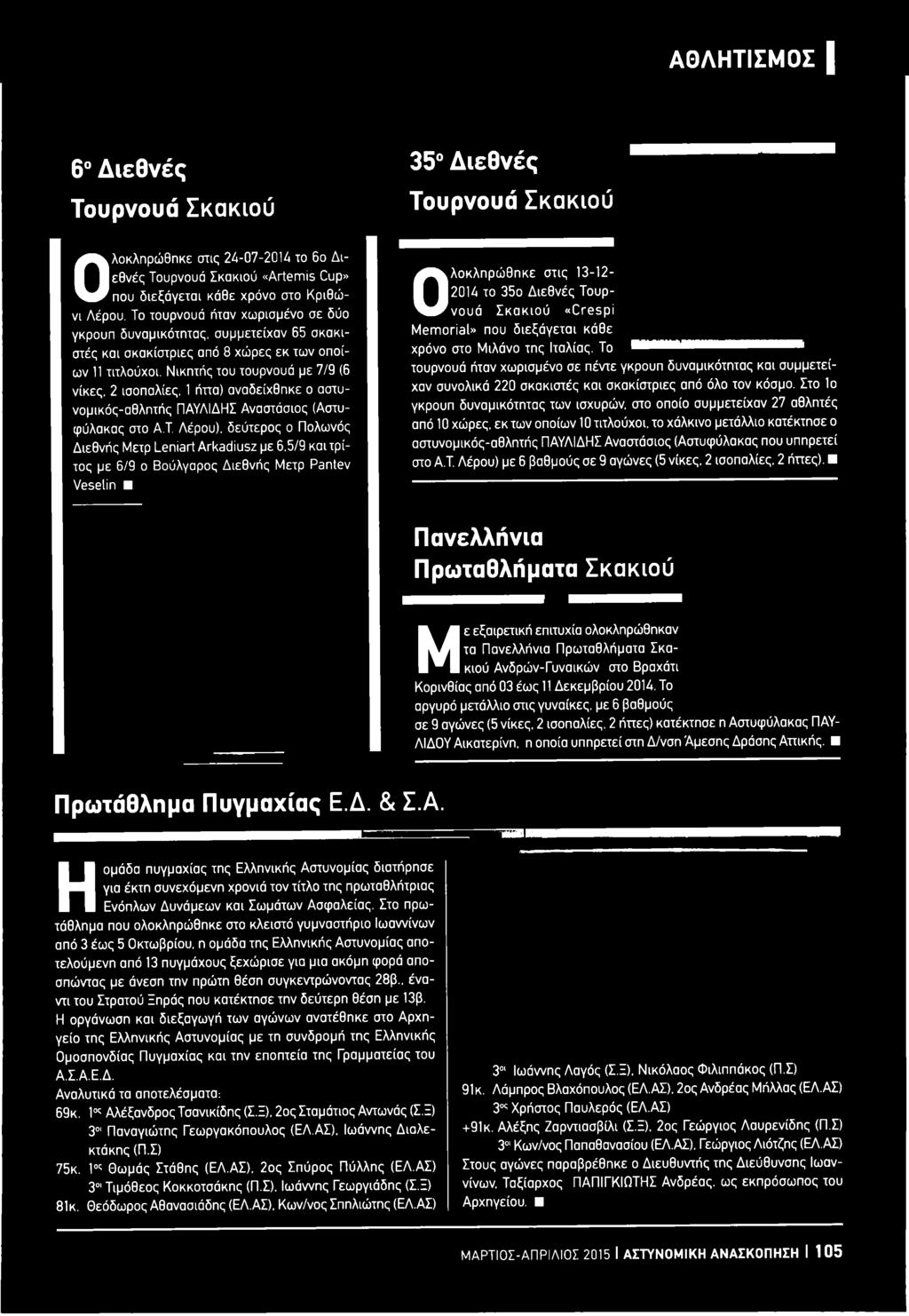 Memorial» που διεξάγεται κάθε χρόνο στο Μιλάνο της Ιταλίας. Το τουρνουά ήταν χωρισμένο σε πέντε γκρουπ δυναμικότητας και συμμετείχαν συνολικά 220 σκακιστές και σκακίστριες από όλο τον κόσμο.