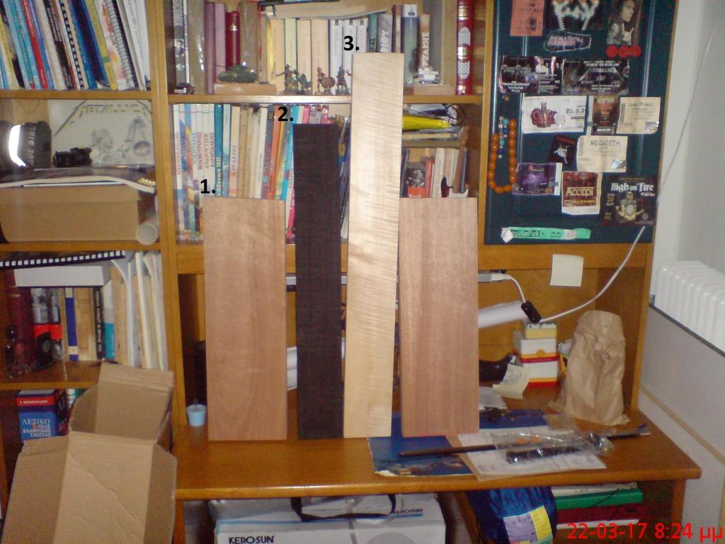 Στάδιο 1: Παραγγελία ξυλείας Για τη κατασκευή του μπάσου, χρησιμοποιήθηκαν τα παρακάτω ξύλα: 1.