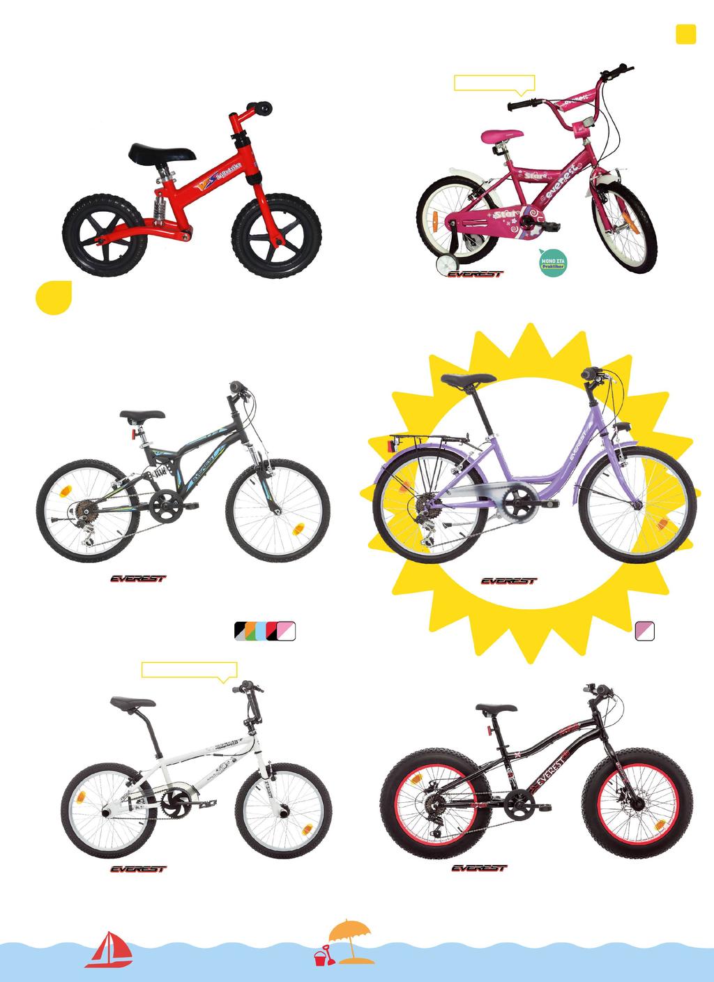παιδικα ποδηλατα 23 Μέγεθος 12 έως 20 49,99 Ποδηλατάκι ισορροπίας 12 Για ηλικία από 2 έως 5 ετών κωδ.378071 ΑΠΟ 79,90 3,33 Ποδήλατο παιδικό STAR για κορίτσι Διατίθεται και για αγόρια Σε διάφορα κωδ.