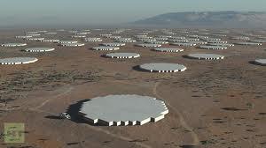 Large radio telescopes Dishes + wide-band single