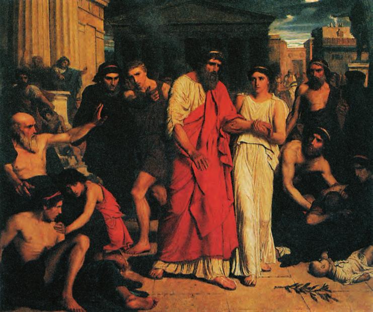 Η Αντιγόνη είναι το δεύτερο από τα σωζόμενα έργα του Σοφοκλή. Το δίδαξε, το 442 π.χ., κερδίζοντας την πρώτη νίκη. Στη νεότερη εποχή από τον μύθο της Αντιγόνης εμπνεύστηκαν αρκετοί ξένοι συγγραφείς.