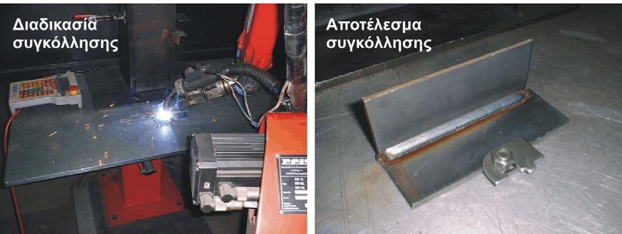 συγκόλλησης 3 mm/s Ροή αερίου 20 l/min Αργό Συγκόλληση με αδρανές αέριο (MIG) Διάμετρος σύρματος 0,8 mm Υλικό: Κράμα χάλυβα Πρόβολος σύρματος 15 mm