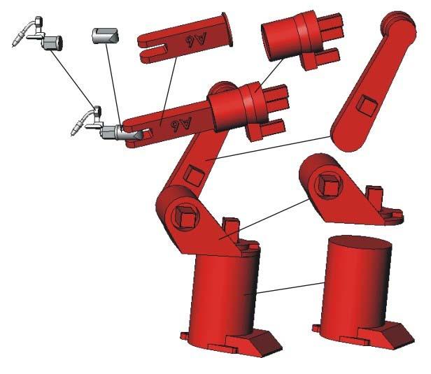 11. Extended summary in English Considering the tool holder orientation, the orientation of the end-effector relative to base frame of the robot is determined.