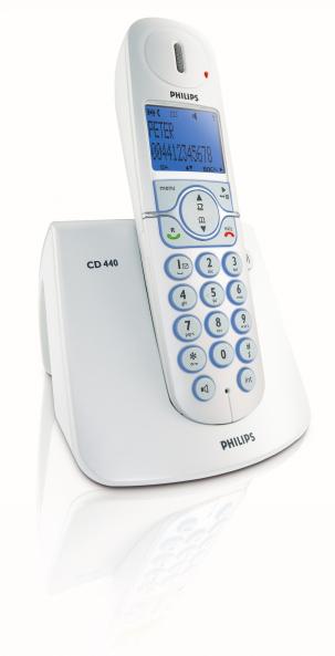 Êáôá ùñßóôå ôï ðñïúüí óáò êáé ëüâåôå õðïóôþñéîç óôï www.philips.com/welcome CD440 GR Øçöéáêü áóýñìáôï ôçëýöùíï!