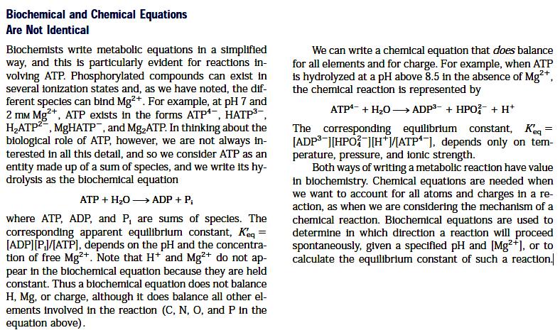 Η αιτία της παρεξήγησης Lehninger Principles of