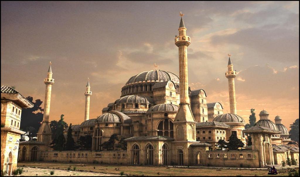 Η ΑΓΙΑ ΣΟΦΙΑ Η Αγία Σοφία ή Αγιά-Σοφιά, είναι γνωστή ως ναός της Αγίας του Θεού Σοφίας ή «η Μεγάλη Εκκλησία», είναι ναός που βρίσκεται στην Κωνσταντινούπολη.