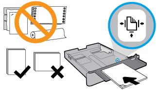 3. Τοποθετήστε το χαρτί σε κατακόρυφο προσανατολισμό και με την πλευρά εκτύπωσης προς τα κάτω.