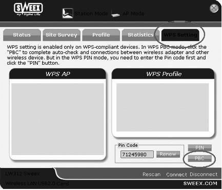 Κάνετε δεξί κλικ στο εικονίδιο Sweex Wireless Utility (Βοηθητικό πρόγραμμα ασύρματου δικτύου της Sweex) και επιλέξτε Open Utility (Άνοιγμα του βοηθητικού προγράμματος).