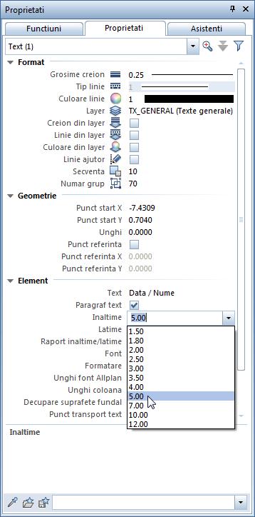 138 16BExercitiul 5: Cartus Allplan 2012 4 Faceti click pe substituentul XXX cu butonul din stanga al mouse-ului.