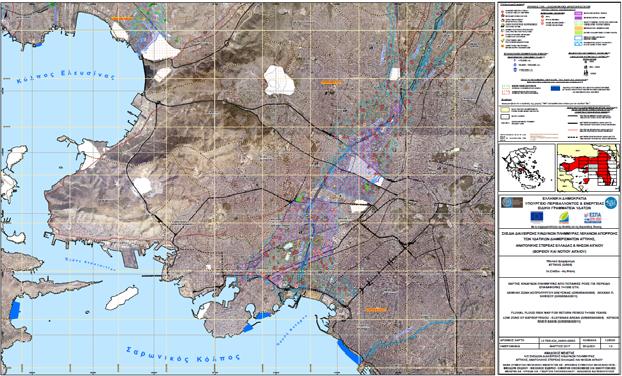 Οι χάρτες κινδύνων πλημμύρας παρουσιάζονται σε κλίμακα 1:25.000, για όλες τις περιόδους επαναφοράς που εξετάζονται, εκτός από τον χάρτη τρωτότητας σε εδαφική διάβρωση.