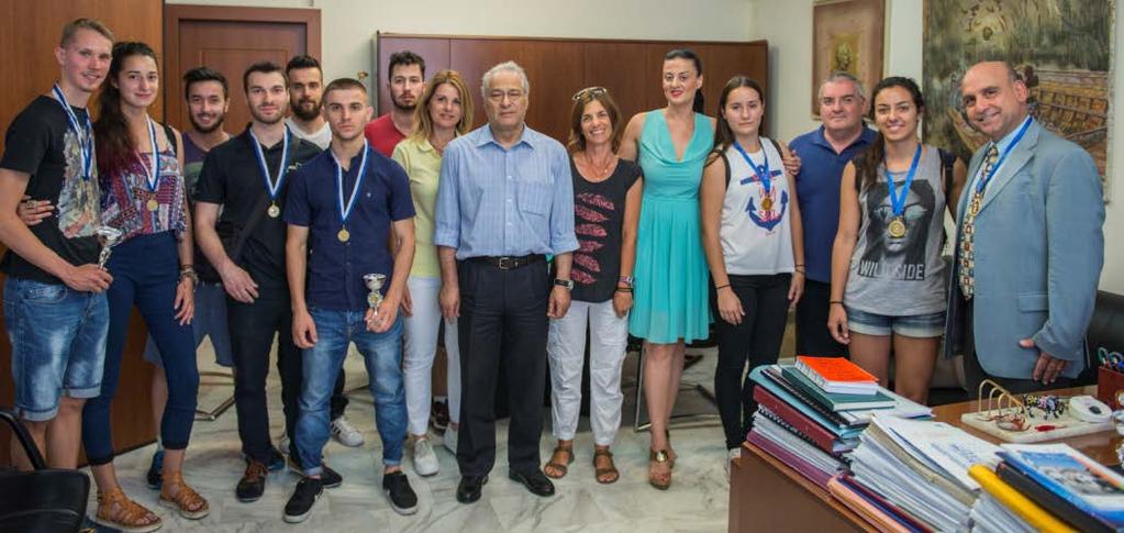 86 02. Νέα του ΤΕΙ 87 ΣΥΝΑΝΤΗΣΗ ΤΟΥ ΠΡΟΕΔΡΟΥ ΤΟΥ ΤΕΙ ΑΘΗΝΑΣ ΜΕ ΤΟΥΣ ΦΟΙΤΗΤΕΣ/ΤΡΙΕΣ ΠΟΥ ΣΥΜΜΕΤΕΊΧΑΝ ΣΤΑ ΦΟΙΤΗΤΙΚΑ ΠΡΩΤΑΘΛΗΜΑΤΑ ΣΤΙΣ ΣΕΡΡΕΣ ΚΑΙ ΣΤΟ BEACH VOLLEY Tην Τρίτη 20 Ιουνίου 2017, στις 12.