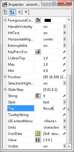 حال روی Static Text دومی کلیک می کنیم در قسمت