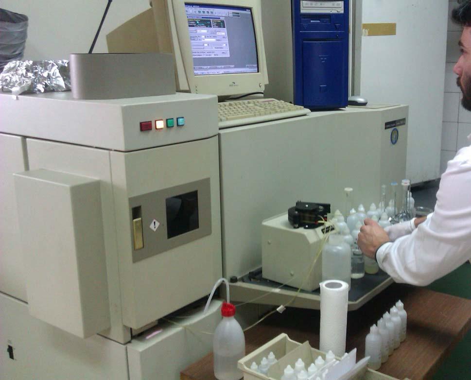 Το ICP AES της Perkin Elmer, μοντέλο Optima 3100XL στο Εργαστήριο Αναλυτικής