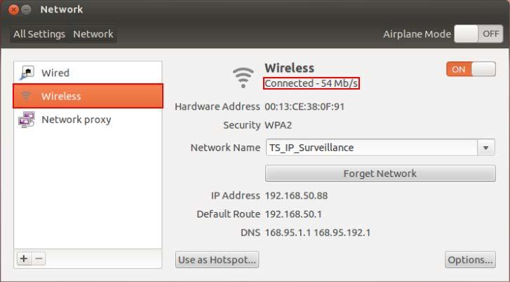 ένδειξη Network Name.