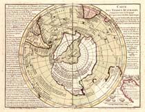 Σε έναν νεότερο χάρτη που σχεδίασε ο Γάλλος χαρτογράφος Φιλίπ Μπυά, η Ανταρκτική παρουσιάζεται να αποτελείται από δύο νησιά, γεγονός που έχει δημιουργήσει πολλές ερμηνείες ως προς