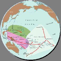 Αποικισμός των νησιών της Πολυνησίας του Νότιου Ειρηνικού (~ 4000 π.χ.