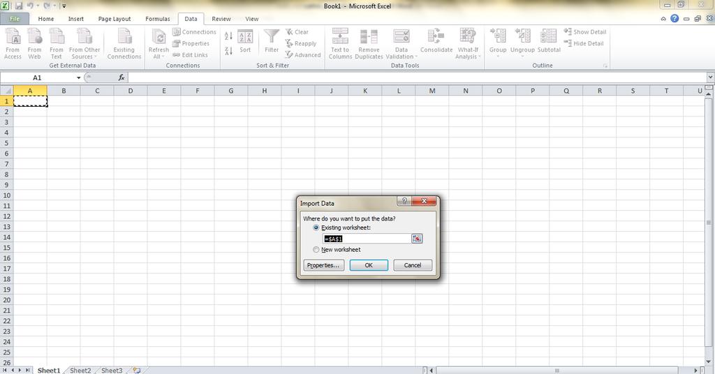 Εισαγωγή δεδομένων στο Excel Μετά την επιλογή του φύλου κάνοντας κλικ στο κουμπί <OK> τα δεδομένα του αρχείου CSV εισάγονται στο