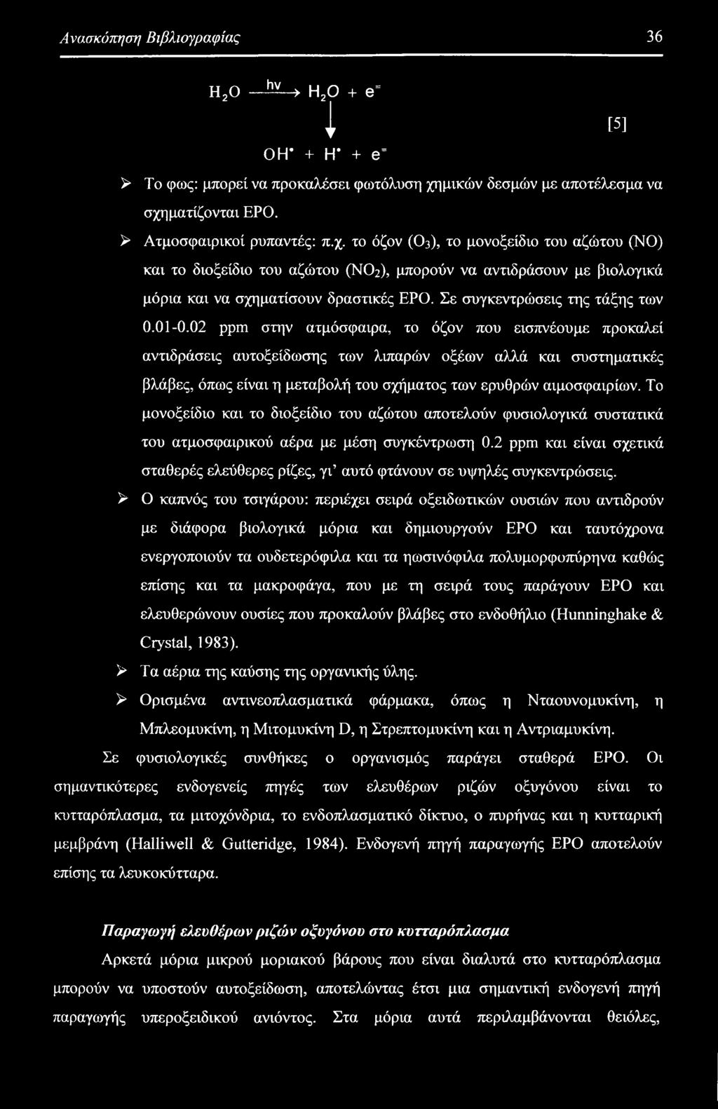 Σε συγκεντρώσεις της τάξης των 0.01-0.