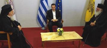 από σκληρά μέτρα λιτότητας όλα αυτά τα χρόνια που κάποιοι άλλοι επέβαλαν, έδειξε ανθρώπινο πρόσωπο και αλληλεγγύη", προς τους πρόσφυγες, τόνισε ο πρωθυπουργός Αλέξης Τσίπρας, κατά την κατ' ιδίαν