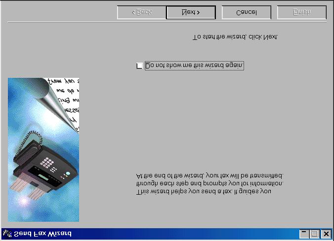Γρήγορο ευρετήριο Αρχείο E-mail Εκτυπωτής Fax OCR PDA Web Εφαρµογές Ταπετσαρία Ανοίγει ο οδηγός αποστολής