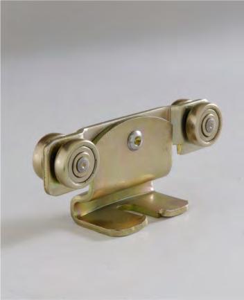 Hanger DELTA raoulo mono Νο 411 Light Hanger Ράουλα για Σπαστές Πόρτες με Θρος Ρουλεμάν 100417 100517 100321