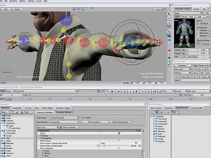 Σχήμα 3.11: Περιβάλλον MotionBuilder 3.6.4 Unity 3D To Unity (Σχήμα 3.