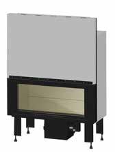 The Flat Optimal fireplace series is designed to suit the aesthetics and the spaces of most houses, designed for minimum